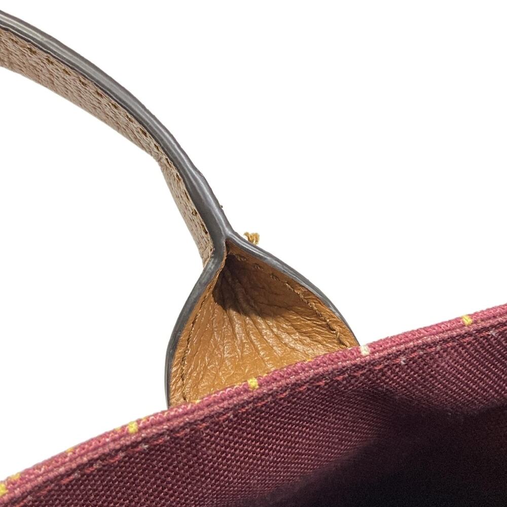 Gucci Interlocking G Tote Bag 628159 Bordeaux Brown Multi Canvas Leather - Picture 10 of 15